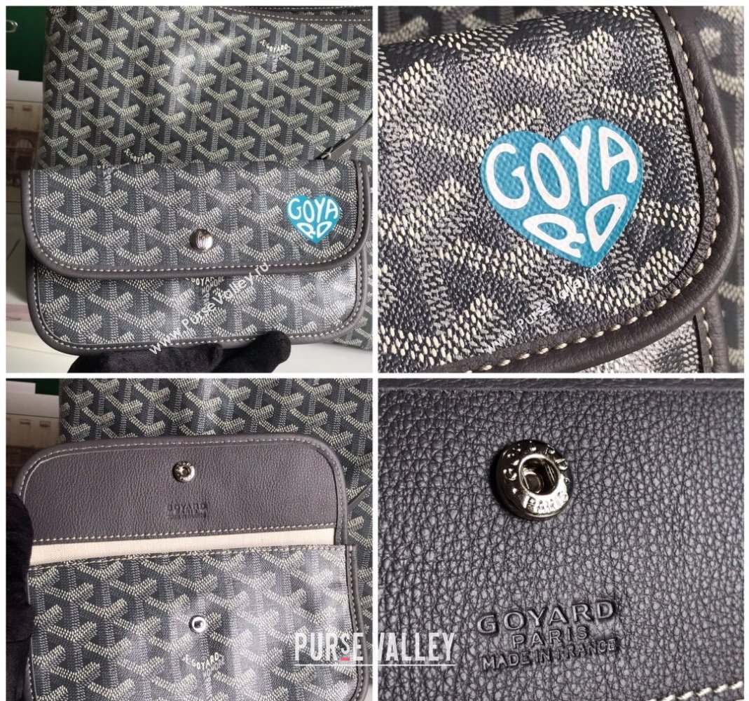 Goyard Boheme Heart Hobo Bag Grey 2023 020223 (nana-231229073)