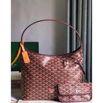 Goyard Boheme Heart Hobo Bag Burgundy 2023 020223 (nana-231229074)