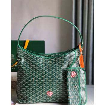 Goyard Boheme Heart Hobo Bag Green 2023 020223 (nana-231229075)