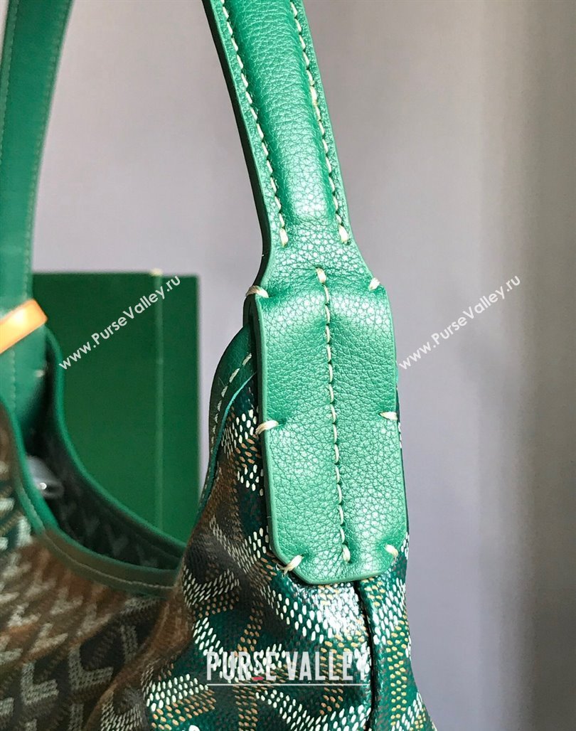 Goyard Boheme Heart Hobo Bag Green 2023 020223 (nana-231229075)