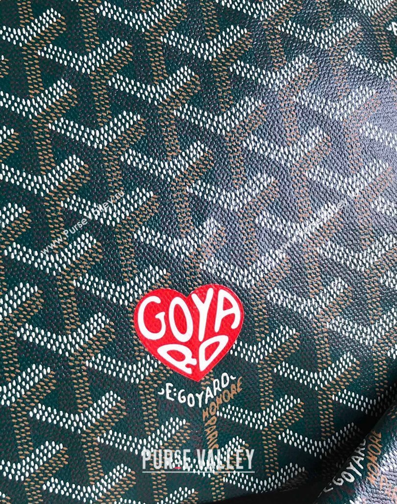 Goyard Boheme Heart Hobo Bag Green 2023 020223 (nana-231229075)