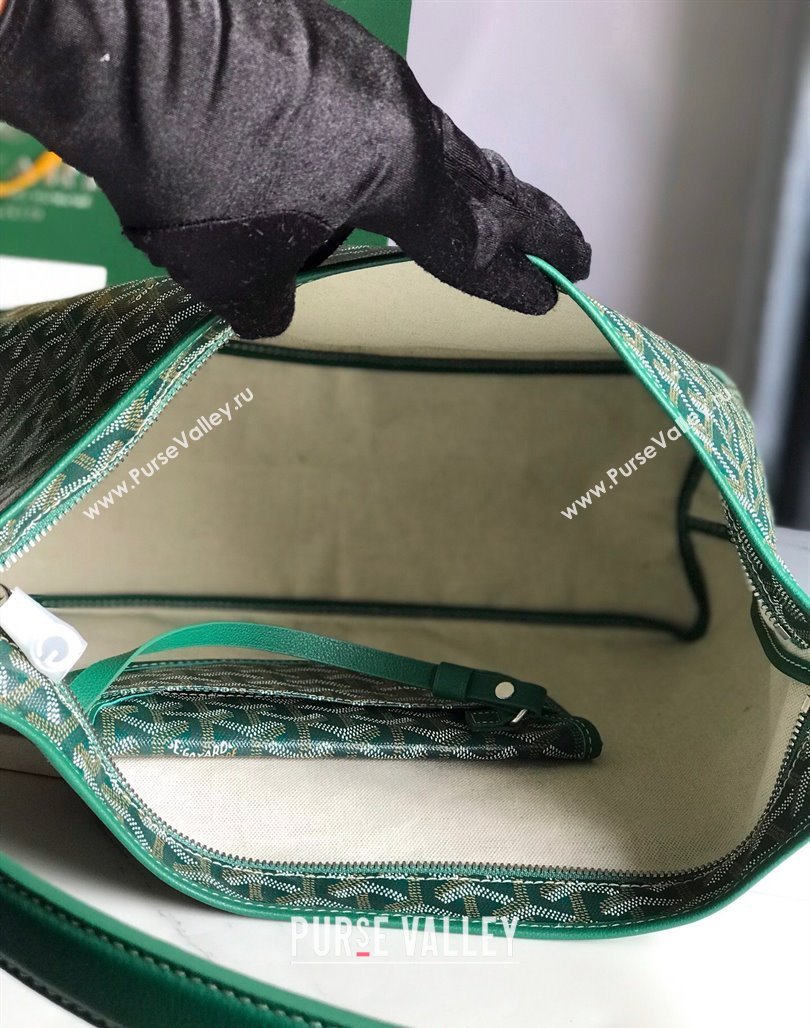 Goyard Boheme Heart Hobo Bag Green 2023 020223 (nana-231229075)