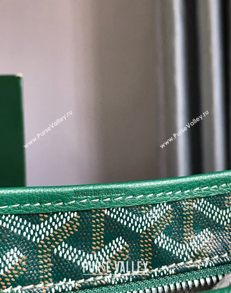 Goyard Boheme Heart Hobo Bag Green 2023 020223 (nana-231229075)