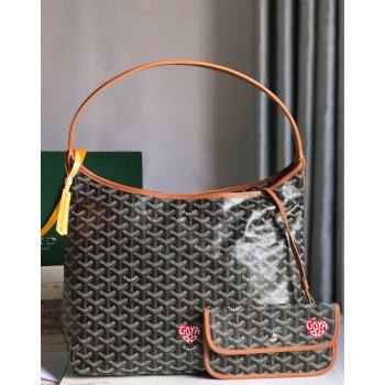 Goyard Boheme Heart Hobo Bag Brown 2023 020223 (nana-231229076)