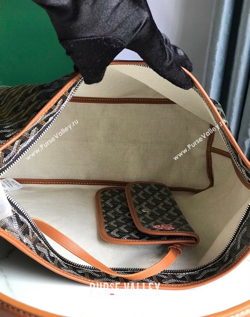 Goyard Boheme Heart Hobo Bag Brown 2023 020223 (nana-231229076)