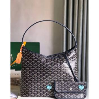 Goyard Boheme Heart Hobo Bag Navy Blue 2023 020223 (nana-231229077)