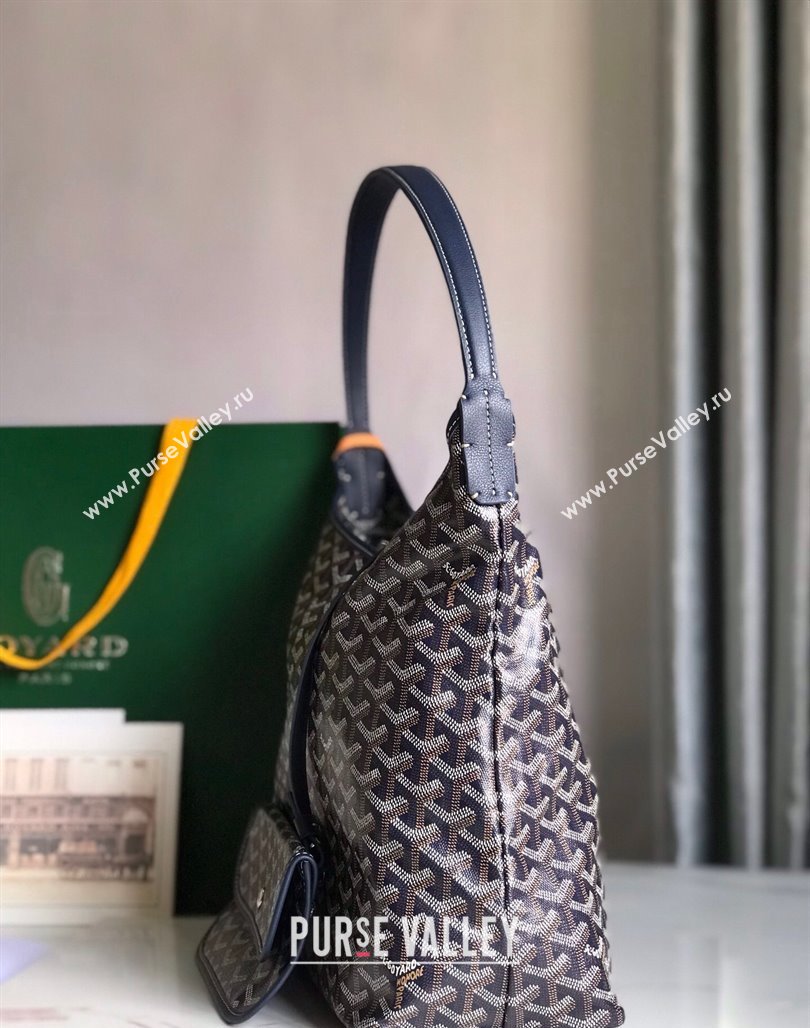 Goyard Boheme Heart Hobo Bag Navy Blue 2023 020223 (nana-231229077)