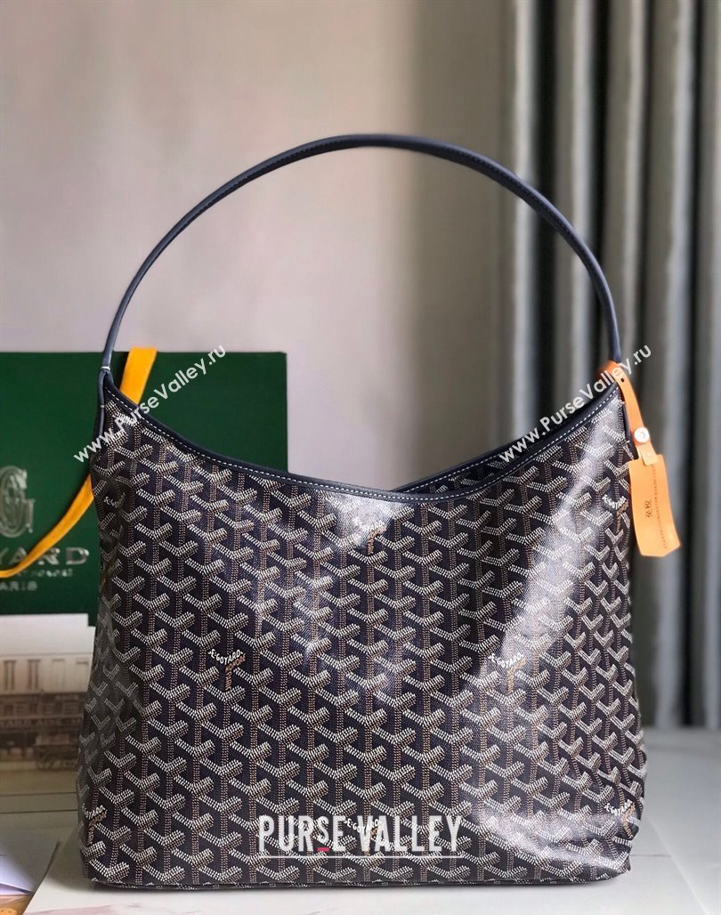 Goyard Boheme Heart Hobo Bag Navy Blue 2023 020223 (nana-231229077)