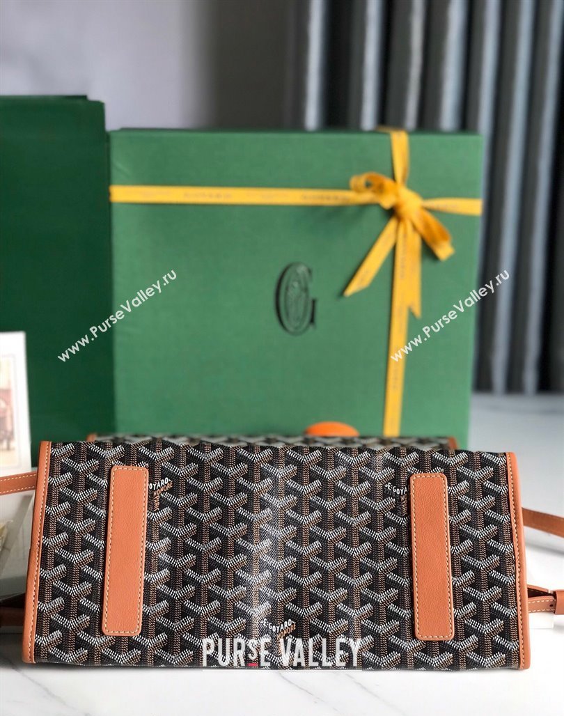 Goyard Saint Leger Backpack Bag Hulot Dog Print Brown 2023 020318 (nana-231229079)