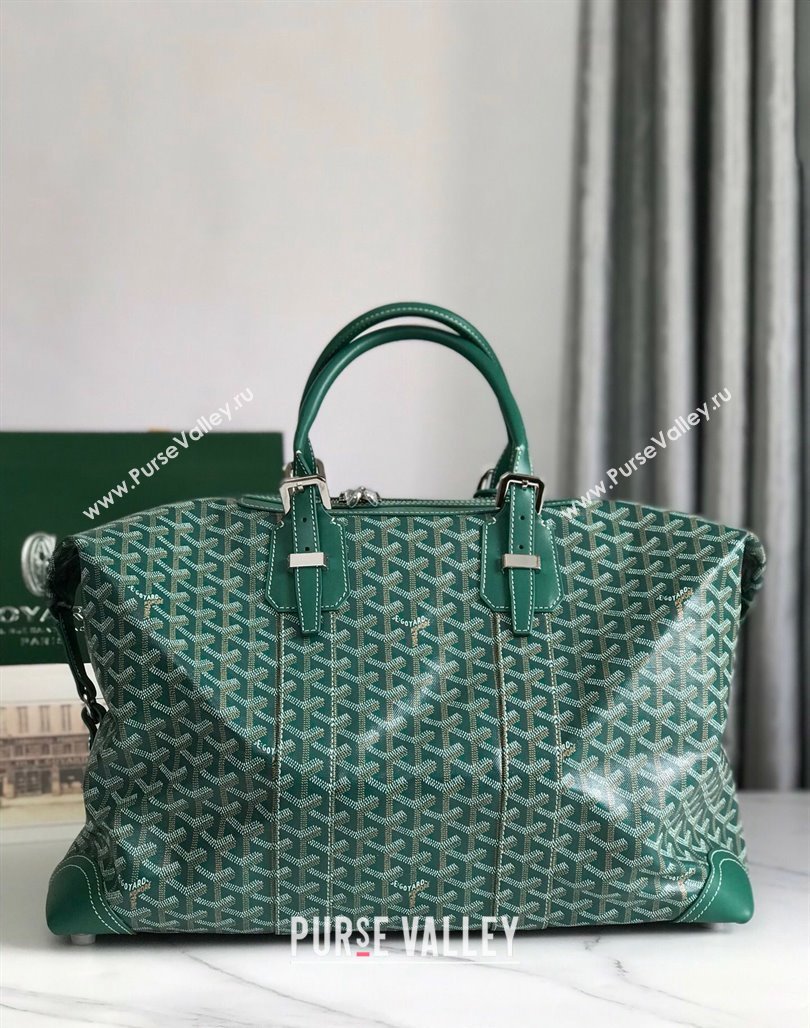 Goyard Bowling 45 Weekend Travel Bag Green 2023 (DL-231229058)