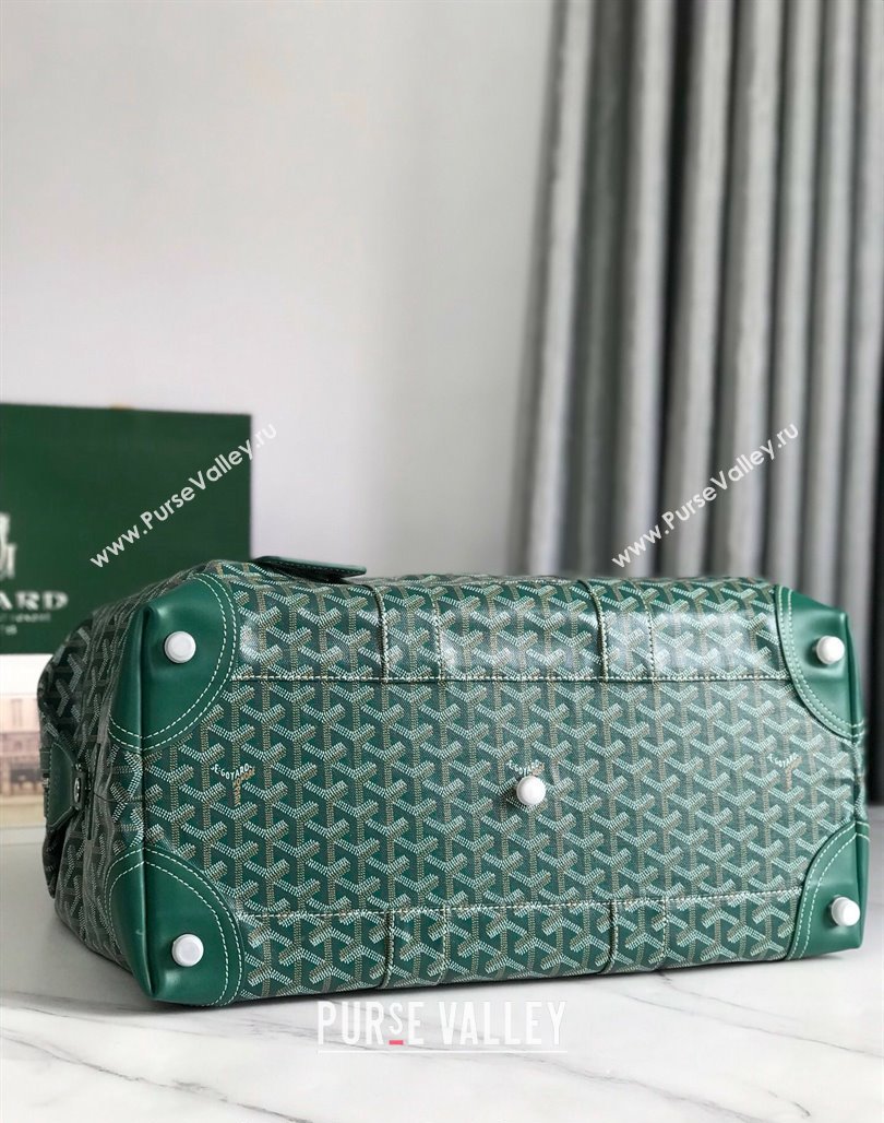 Goyard Bowling 45 Weekend Travel Bag Green 2023 (DL-231229058)