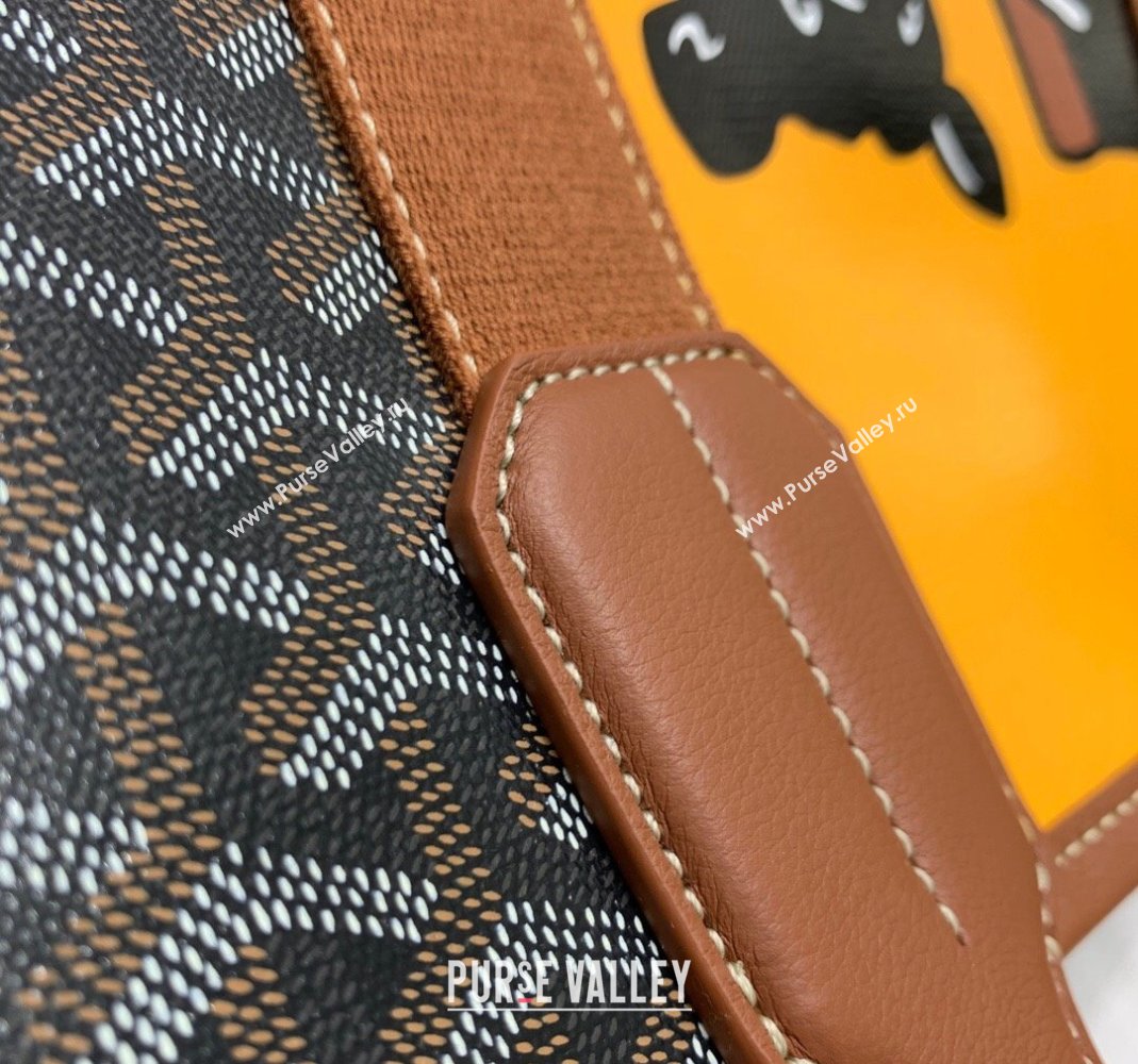 Goyard Villette Tote Bag with Bulldog Brown 2024 020197 (ZHANG-240418006)