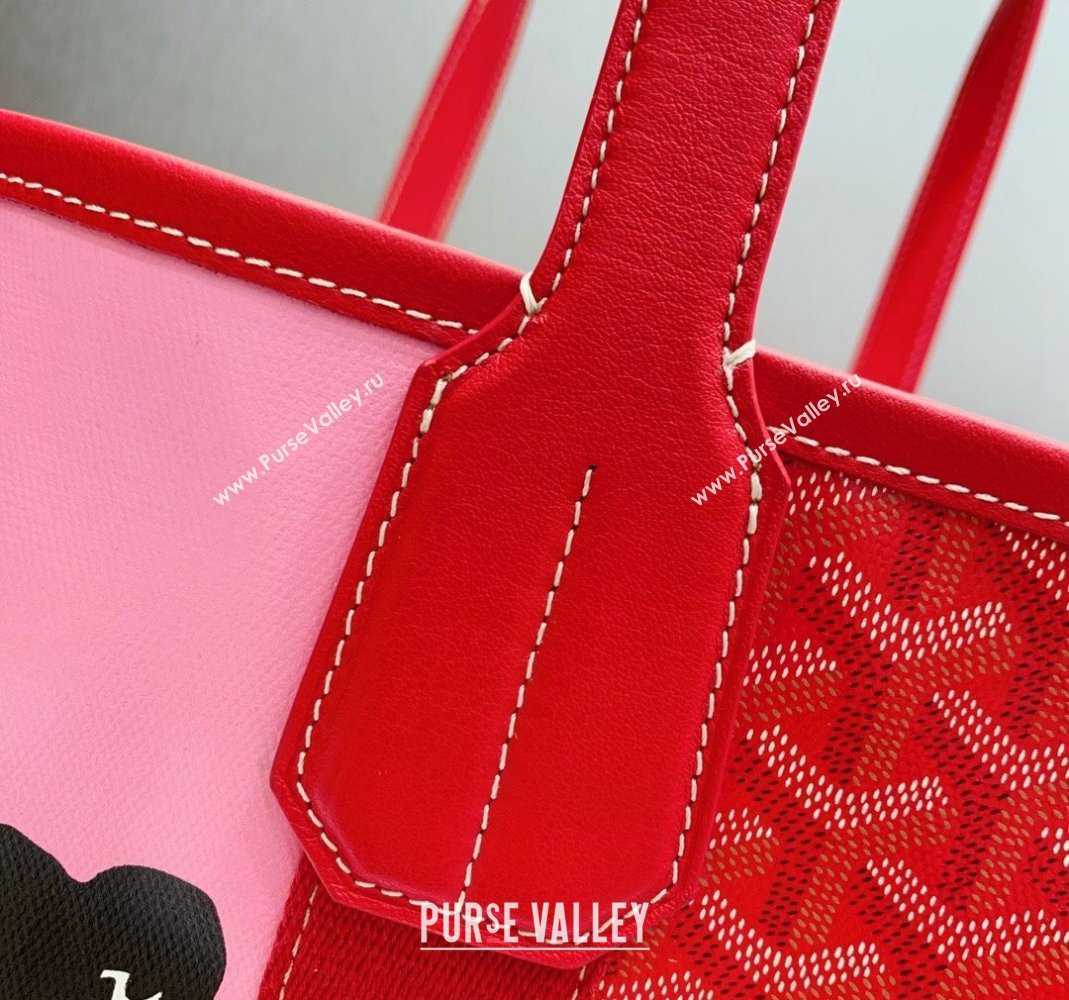 Goyard Villette Tote Bag with Bulldog Red 2024 020197 (ZHANG-240418007)