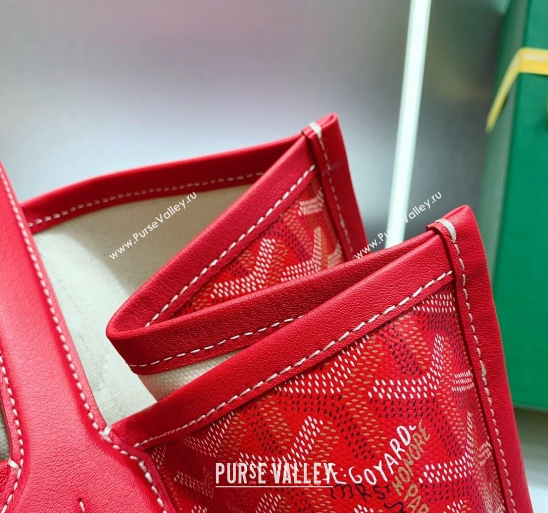 Goyard Villette Tote Bag with Bulldog Red 2024 020197 (ZHANG-240418007)