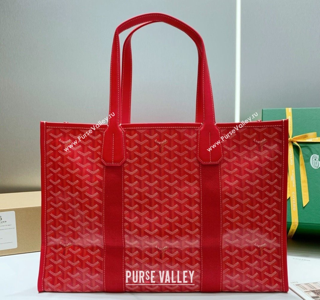 Goyard Villette Tote Bag with Bulldog Red 2024 020197 (ZHANG-240418007)