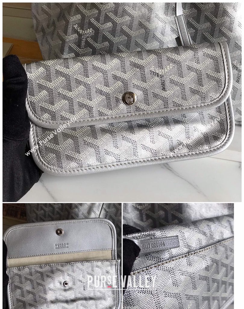 Goyard Saint Louis GM Tote Bag Silver 020146L (YY-240418046)