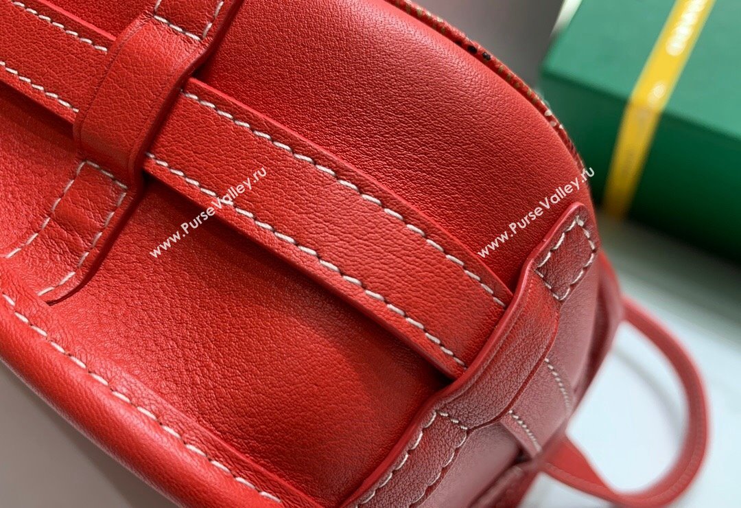 Goyard Belvedere PM Crossbody Bag Red 2024 8016 (ZHANG-240418010)