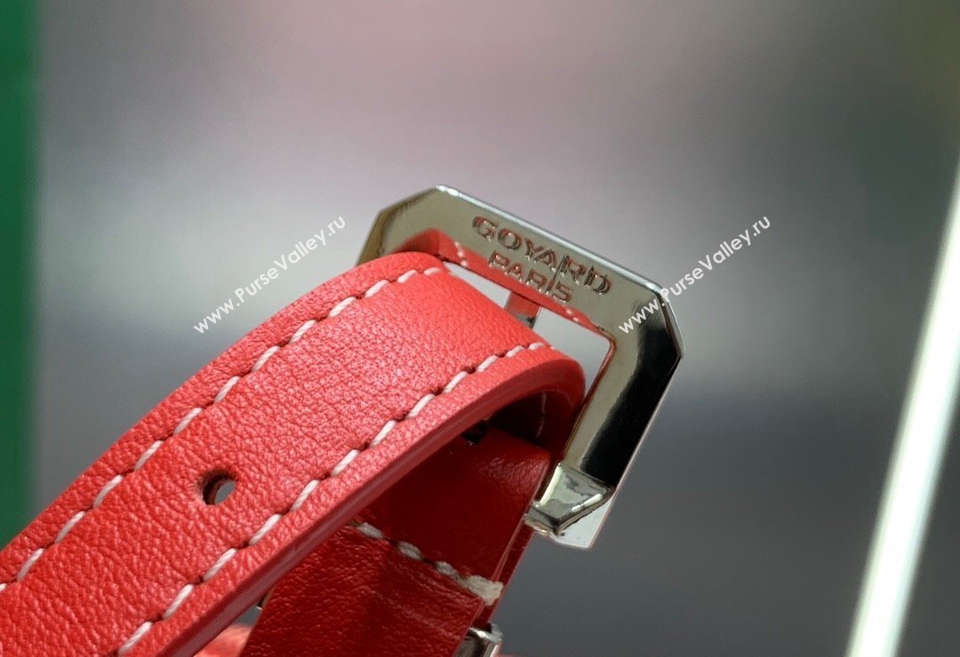 Goyard Belvedere PM Crossbody Bag Red 2024 8016 (ZHANG-240418010)