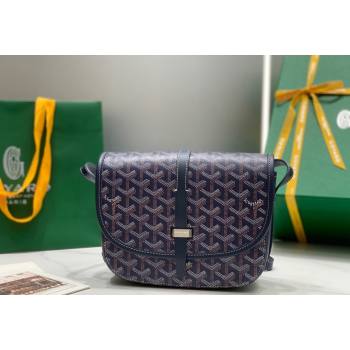 Goyard Belvedere PM Crossbody Bag Navy Blue 2024 8016 (ZHANG-240418011)