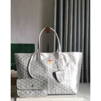 Goyard Saint Louis PM Tote Bag Silver 020146M (YY-240418047)