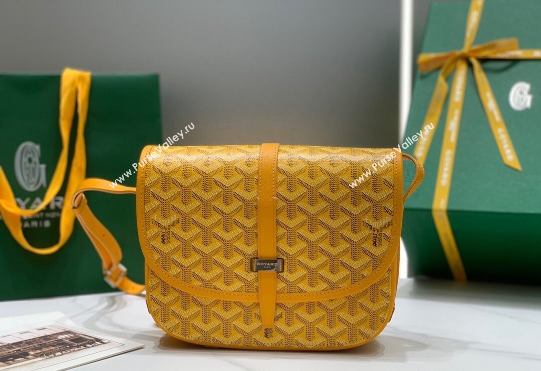 Goyard Belvedere PM Crossbody Bag Yellow 2024 8016 (ZHANG-240418012)