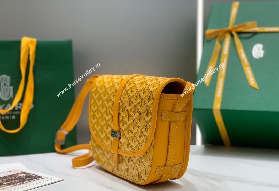Goyard Belvedere PM Crossbody Bag Yellow 2024 8016 (ZHANG-240418012)