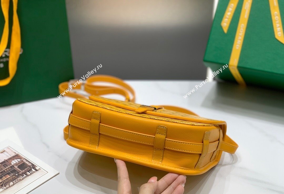 Goyard Belvedere PM Crossbody Bag Yellow 2024 8016 (ZHANG-240418012)