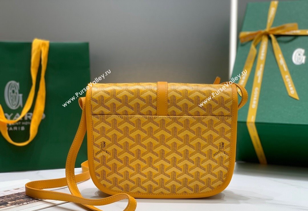 Goyard Belvedere PM Crossbody Bag Yellow 2024 8016 (ZHANG-240418012)