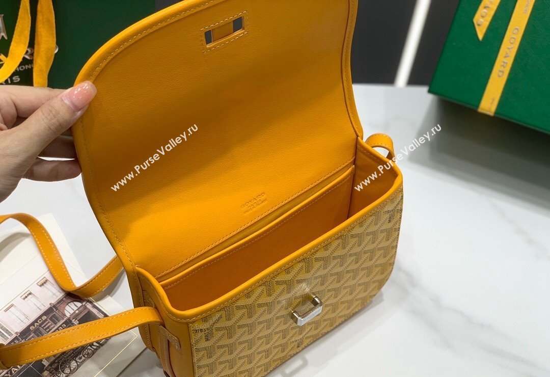 Goyard Belvedere PM Crossbody Bag Yellow 2024 8016 (ZHANG-240418012)