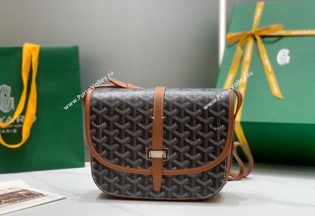 Goyard Belvedere PM Crossbody Bag Brown 2024 8016 (ZHANG-240418013)