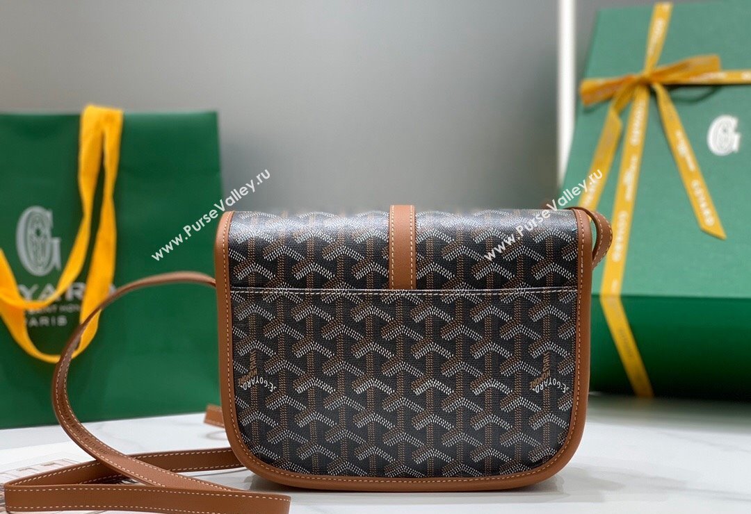 Goyard Belvedere PM Crossbody Bag Brown 2024 8016 (ZHANG-240418013)