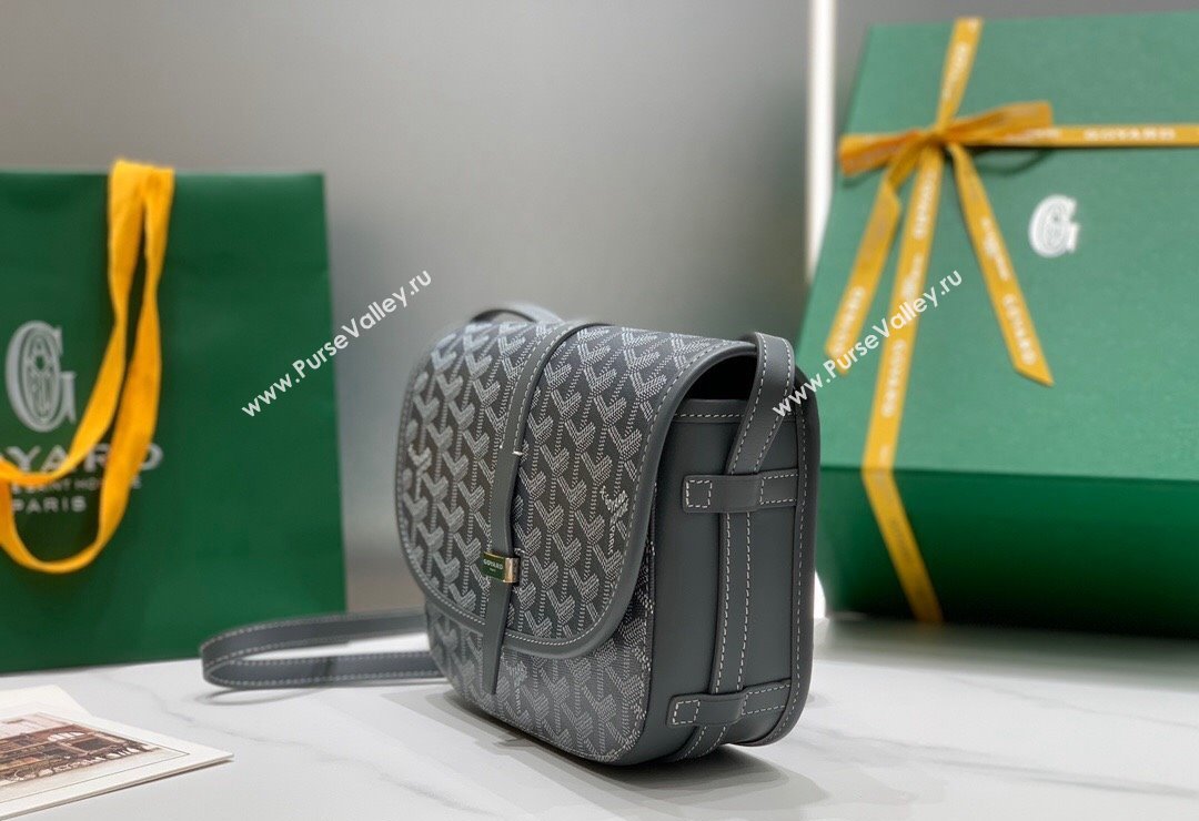 Goyard Belvedere PM Crossbody Bag Grey 2024 8016 (ZHANG-240418014)
