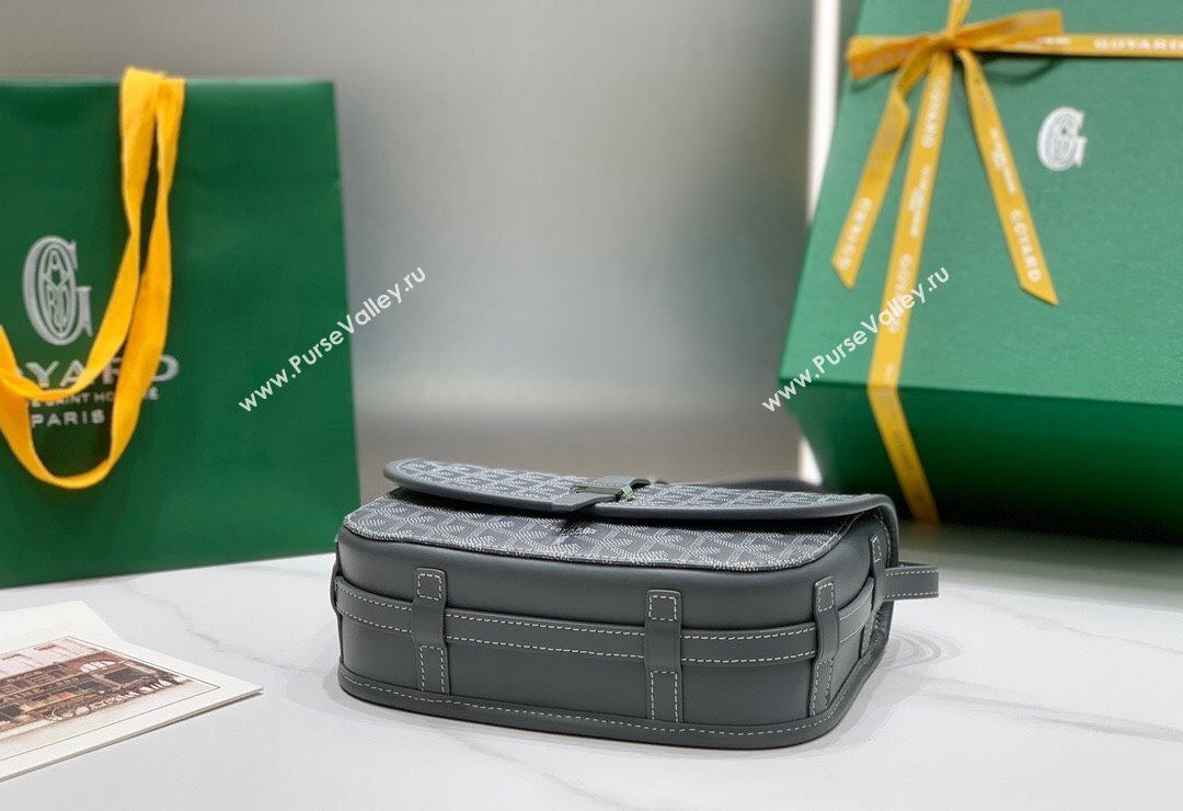 Goyard Belvedere PM Crossbody Bag Grey 2024 8016 (ZHANG-240418014)