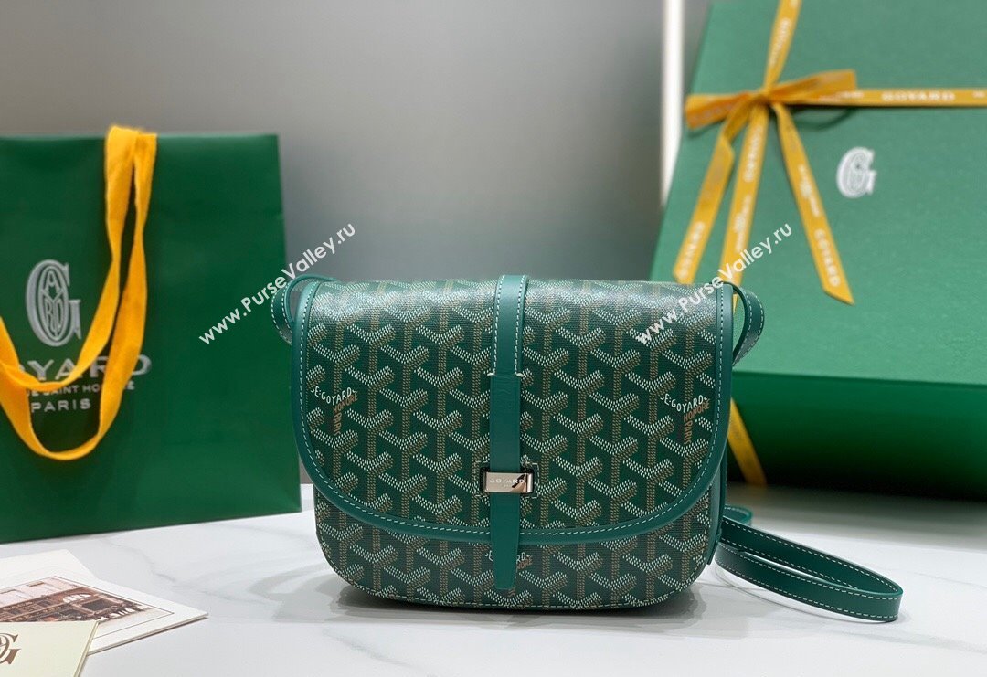 Goyard Belvedere PM Crossbody Bag Green 2024 8016 (ZHANG-240418015)