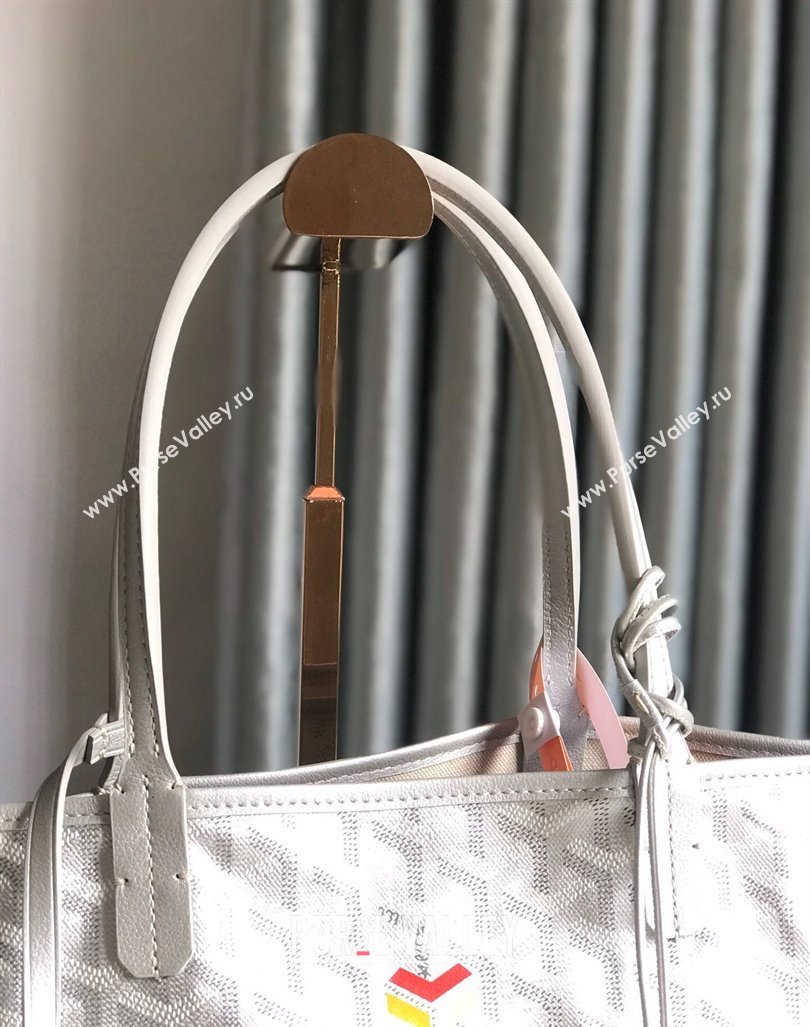 Goyard Saint Louis PM Tote Bag Silver 020146M (YY-240418047)