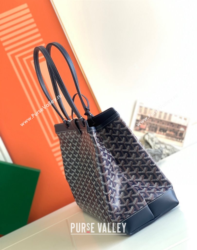 Goyard Bellechasse Biaude Tote Bag PM Navy Blue 2023 8031 (ZHANG-240418016)