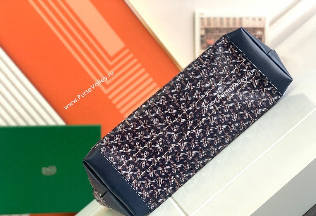 Goyard Bellechasse Biaude Tote Bag PM Navy Blue 2023 8031 (ZHANG-240418016)