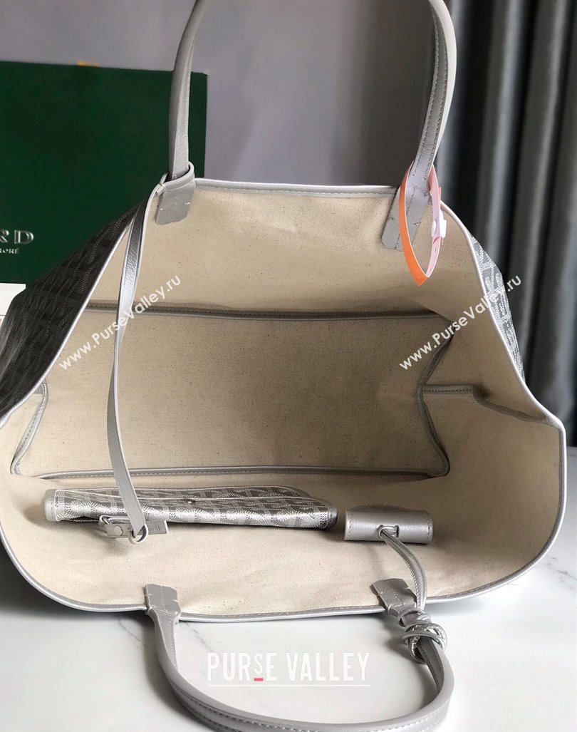 Goyard Saint Louis PM Tote Bag Silver 020146M (YY-240418047)