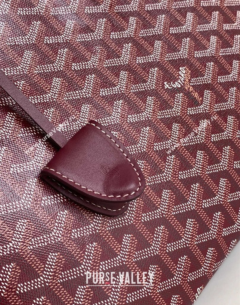 Goyard Bellechasse Biaude Tote Bag PM Burgundy 2023 8031 (ZHANG-240418017)