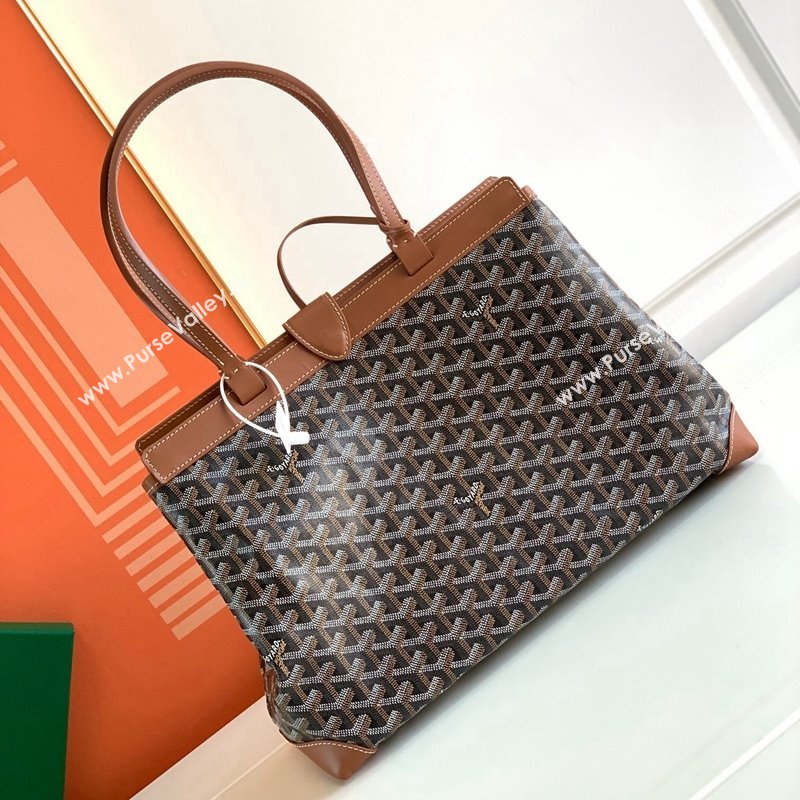 Goyard Bellechasse Biaude Tote Bag PM Brown 2023 8031 (ZHANG-240418019)