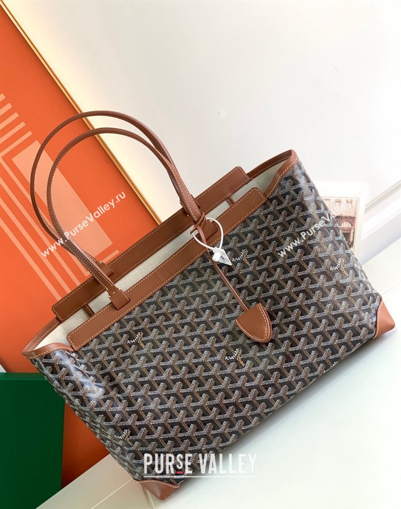 Goyard Bellechasse Biaude Tote Bag PM Brown 2023 8031 (ZHANG-240418019)