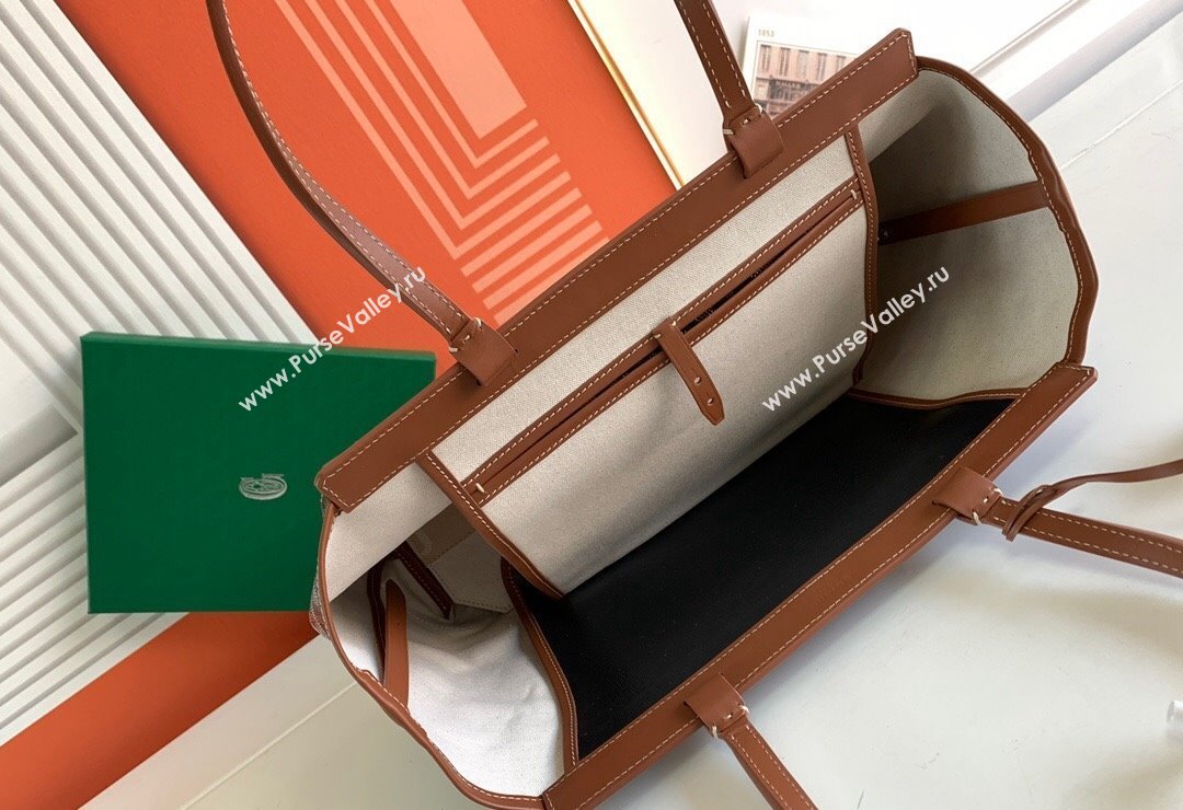 Goyard Bellechasse Biaude Tote Bag PM Brown 2023 8031 (ZHANG-240418019)