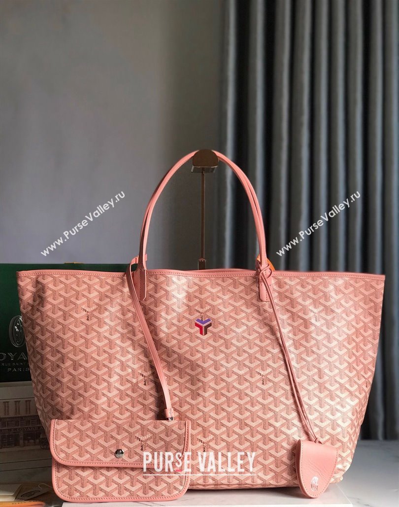 Goyard Saint Louis GM Tote Bag Powder Pink 2024 020144 (nana-240713047)