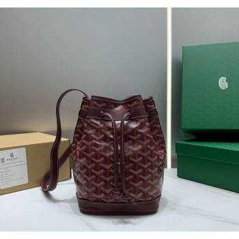 Goyard Petit Flot Bucket Bag 020196 Burgundy 2023 Top (ZHANG-240418002)