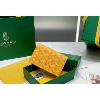 Goyard Malesherbes Card Holder Wallet Yellow 2024 8510 (ZHANG-240418025)