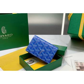 Goyard Malesherbes Card Holder Wallet Sky Blue 2024 8510 (ZHANG-240418026)