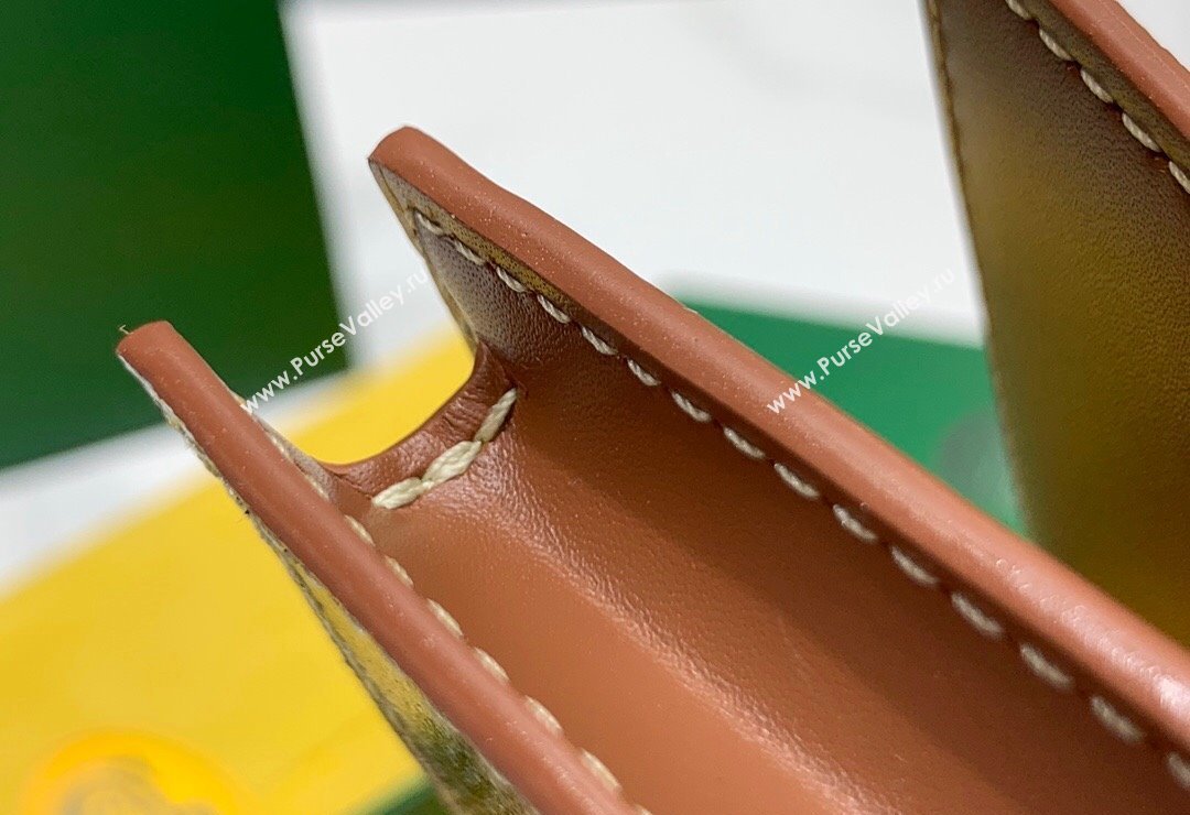 Goyard Malesherbes Card Holder Wallet Brown 2024 8510 (ZHANG-240418027)