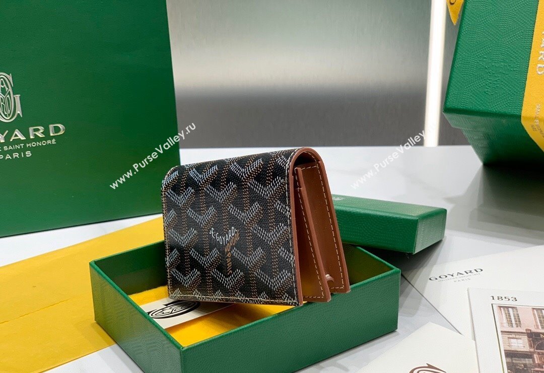 Goyard Malesherbes Card Holder Wallet Brown 2024 8510 (ZHANG-240418027)