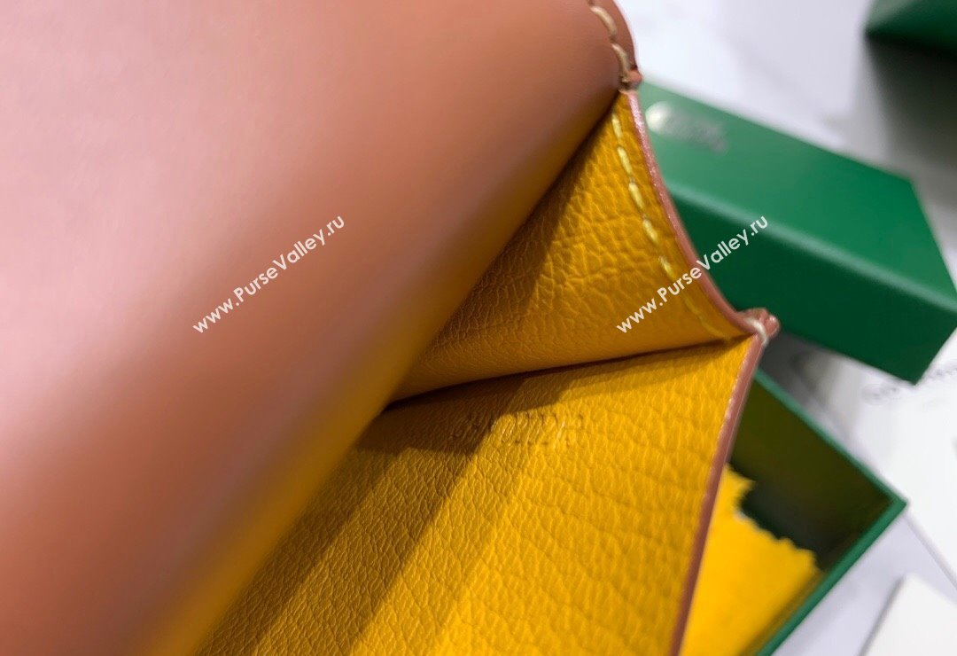 Goyard Malesherbes Card Holder Wallet Brown 2024 8510 (ZHANG-240418027)