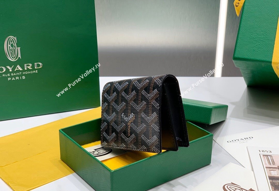 Goyard Malesherbes Card Holder Wallet Black 2024 8510 (ZHANG-240418029)